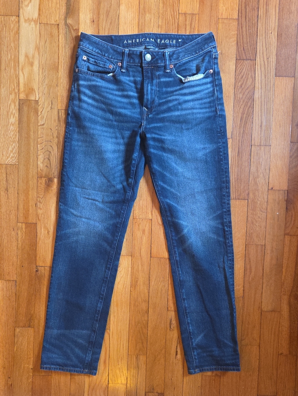 Mens American Eagle Outfitters Indigo Slim Straight Jeans